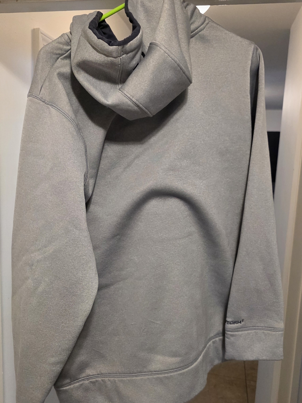 Under Armour Gray Pullover Hoodie with Logo - Picture 2 of 3